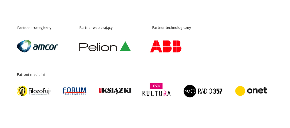 logotypy sponsorów i patronów medialnych